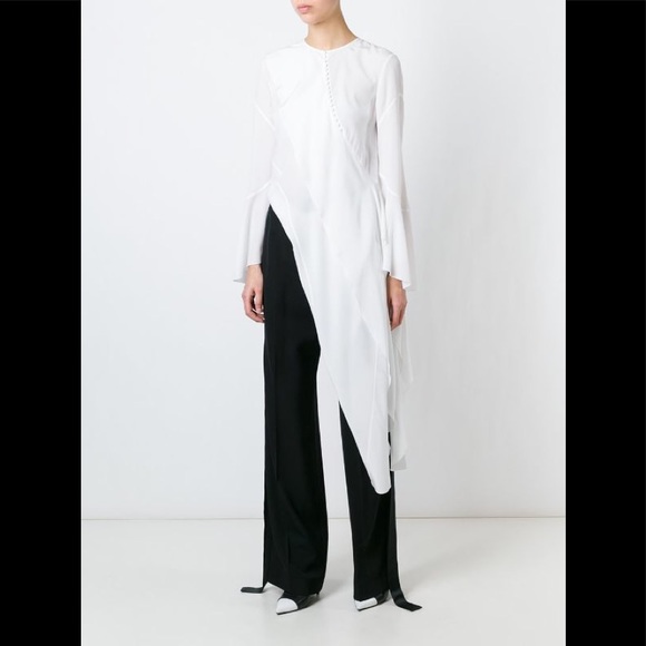 NWT GIVENCHY
draped asymmetric blouse - Picture 1 of 9